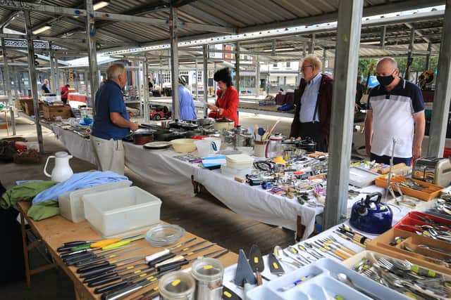 Doncaster outdoor market.