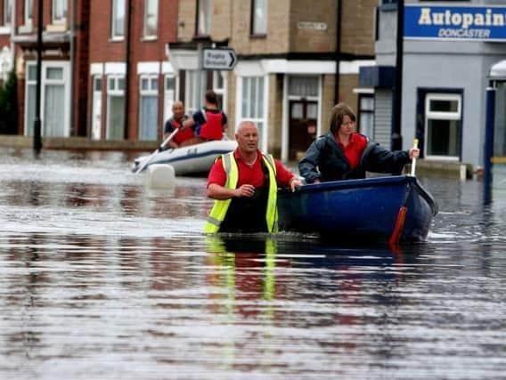 New works are under way to bolster Doncaster's flood defences.
