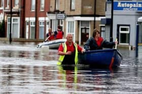 New works are under way to bolster Doncaster's flood defences.