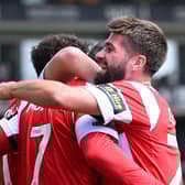 Brandon Fleming has enjoyed a good start to life at Rovers. Pic: Howard Roe