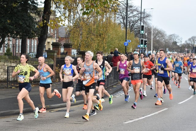 More than 2,000 people took part in the Doncaster City 10K run on Sunday.