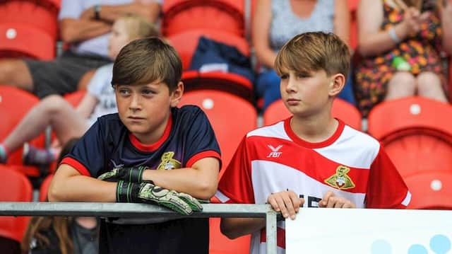 Cut price tickets are available for junior footballers to watch Doncaster Rovers v MK Dons.