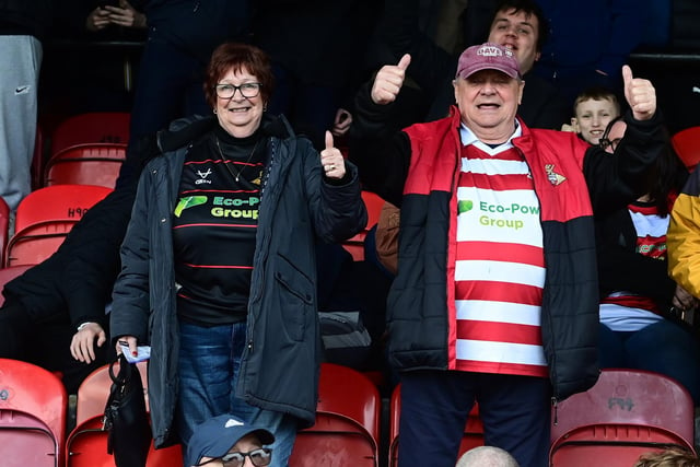 Doncaster Rovers fans had a day to remember at Blundell Park last weekend.