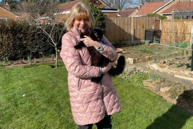 Karen Gleadhill and Sparrow (Credit - Karen Gleadhill)