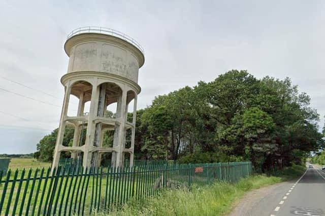 How the water tower on Bawtry Road currently looks