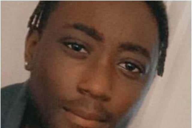 Pictured is Doncaster teenager Joevester Takyi-Sarpong, who died aged 18, after he suffered two stab wounds to his legs near Doncaster city centre.