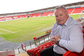 Dons chief executive Carl Hall. Picture: Marie Caley.