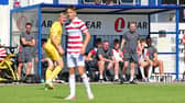 Doncaster Rovers manager Gary McSheffrey watches his side in action during pre-season. Photo: Andrew Roe/AHPIX LTD.