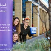 Pictured L-R Laura Arthur Finance and Fund Raising Manager, Ania Jozwiak Mental Health and Wellbeing Trainer, Lyndsey Parry, Lakeside Village.