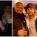 Doncaster singer Louis Tomlinson enjoyed a New Year's Eve night out in Doncaster, downing shots with fans and posing for pictures with security staff.