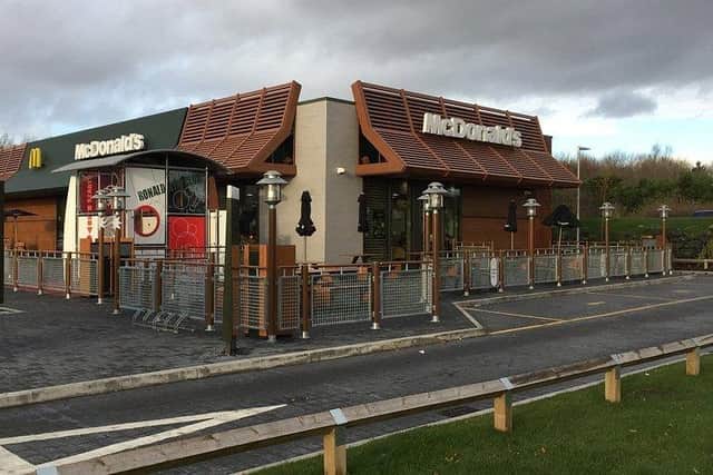 A McDonald's branch was closed this week.