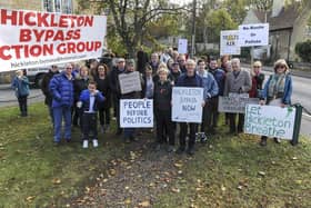 Residents campaigning for a bypass in Hickleton which was first promised more than 30 years ago but never got off the ground. Marie Caley/Doncaster Free Press