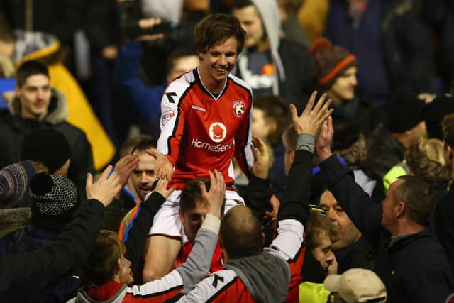 James Baxendale, pictured in 2015 during his time at Walsall. Photo: Michael Steele/Getty Images