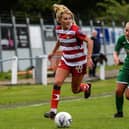 Sophie Scargill in action for Doncaster Rovers Belles.