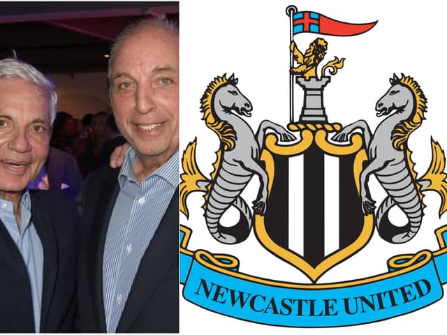 Doncaster Racecourse bosses the Reuben Brothers are part of the takeover of Newcastle United.