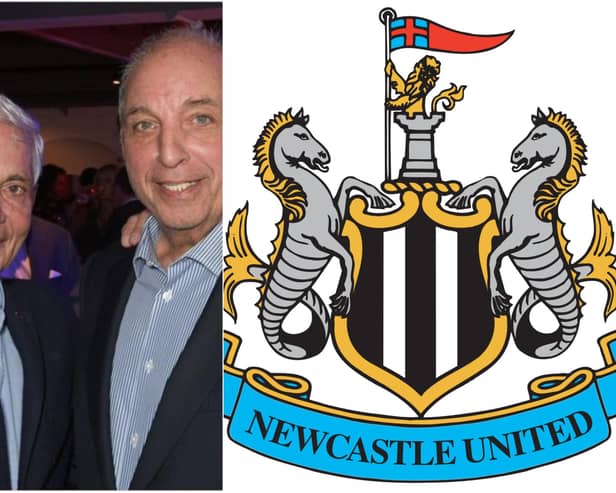 Doncaster Racecourse bosses the Reuben Brothers are part of the takeover of Newcastle United.