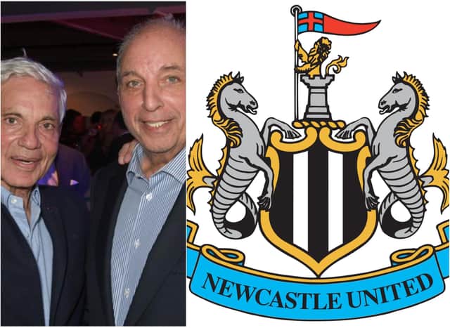 Doncaster Racecourse bosses the Reuben Brothers are part of the takeover of Newcastle United.