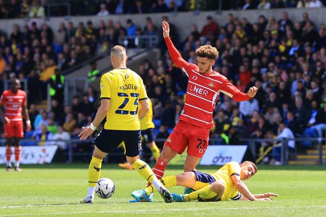 Josh Martin in action for Doncaster Rovers last season.