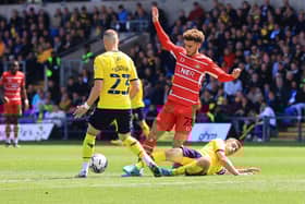 Josh Martin in action for Doncaster Rovers last season.