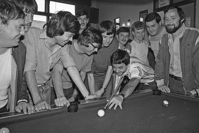 Hats off to these Blandford regulars who were in the middle of a sports marathon when this photo was taken. Remember this from August 1983?