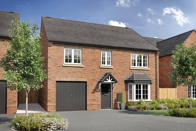 An artist's impression of one of the homes on offer.