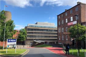 A serving police officer who was based at Snig Hill Police Station in Sheffield (pictured) has sadly died