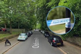 The ashes were inside a car stolen in Nether Edge in Sheffield.