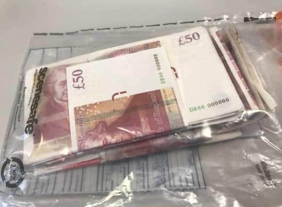 Police seized over £60K cash through the week