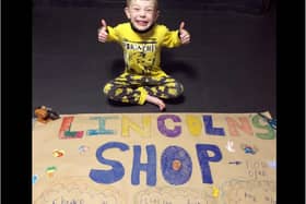 Lincoln Burdis made more than £180 after setting up his own shop. (Photo: Alhanna Burdis).