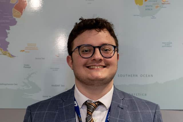 Luke Maguire from Don Valley Academy, looking forward to his secondment.