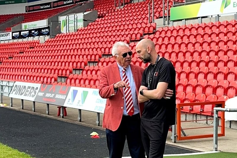 Former club chairman John Ryan was manager of the Doncaster Rovers team