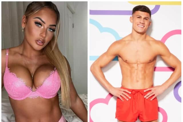 Doncaster's Haris Namani has hit back at claims he ditched Courtney Hodgson to appear on Love Island.