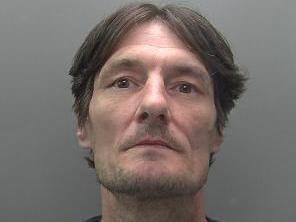 David Barry, 45, of Towler Street, Peterborough, stole computers, a work phone and a driver’s licence from Thomas Deacon Academy, and was later arrested on suspicion of driving under the influence of drink or drugs. He pleaded guilty to possessing class A drugs, driving without a licence, burglary and assault, and was handed 114 months in prison.