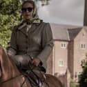 Riding side saddle is Leila's passion.