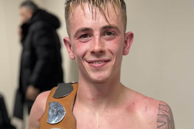 Conner Kelsall from Denaby Main is the new English flyweight champion.