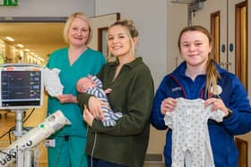 Parents receiving essential support at Doncaster Royal Infirmary are benefiting from packs of premature baby clothes this winter.
