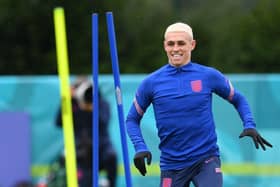 Phil Foden. Photo by JUSTIN TALLIS/AFP via Getty Images