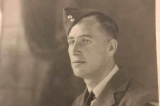 A photo of Roland when he was in the RAF during World War Two.