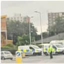 Part of College Road has been sealed off by police this morning.
