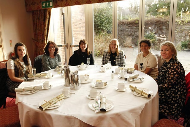 Hospitals celebrate their long-serving colleagues at afternoon tea.