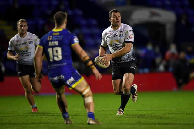 Brett Ferres in action for Leeds Rhinos in Super League (photo by Gareth Copley/Getty Images).