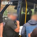 Two men arrested after stealing a vehicle and failing to stop resulting in a high-speed police chase in Doncaster.