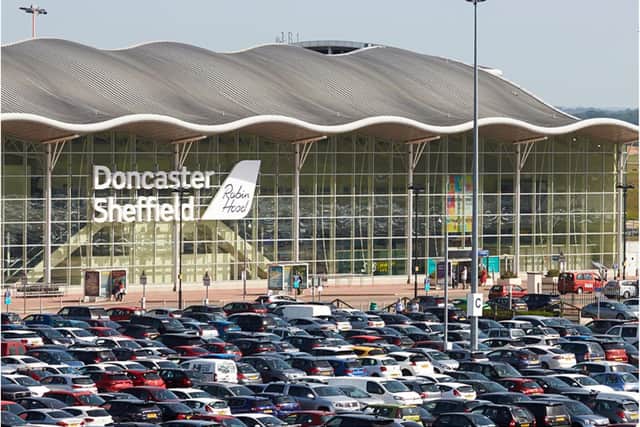 Doncaster Sheffield Airport.