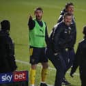 Oxford United boss Karl Robinson at the Keepmoat. Picture: Ed Sykes/AHPIX