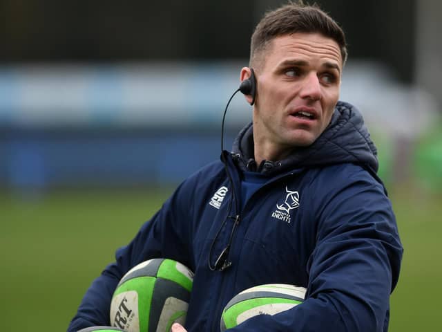 Keeping it simple: Doncaster Knights head coach Joe Ford is refusing to burden his players with promotion aims as the new Championship season kicks-off.