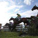 Action from the 2021 Randox Grand National. Photo: Tim Goode - Pool/Getty Images
