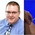 Darren Burke has had his Covid vaccine jab.
