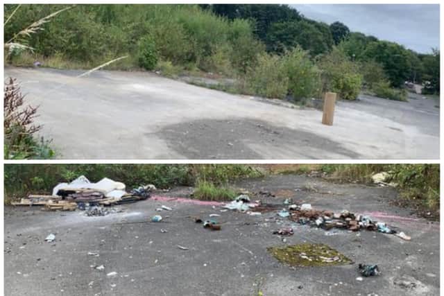 The former Benbow site in Intake has been cleared by community clean-up campaigner Reece Lloyd.