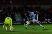 Rovers' Rob Street fires them in front at Salford.