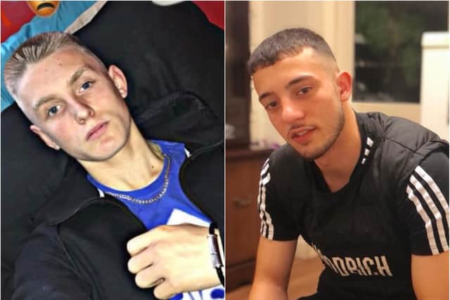 Ryan Theobald and Janis Kozlovskis suffered fatal stab wounds in Doncaster town centre.